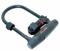 candado antirrobo tipo U para bicicletas