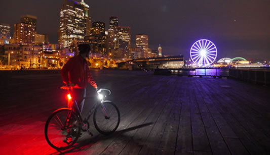 luces de bicicleta