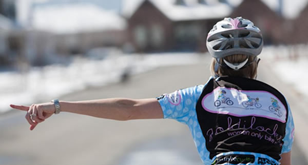 señalizar en bicicleta