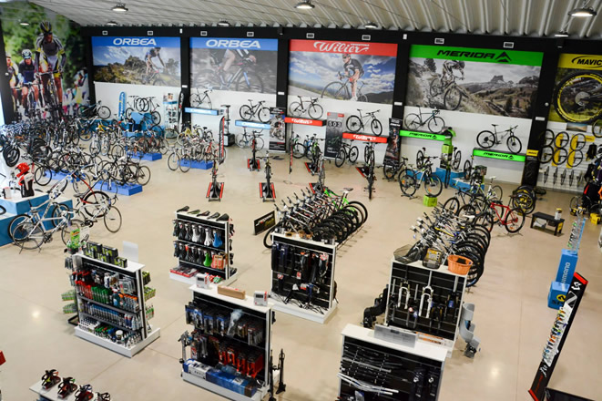 TIENDA CICLOS CABELLO DESDE ARRIBA