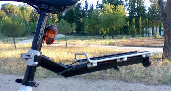 portabultos trasero a la tija de sillin